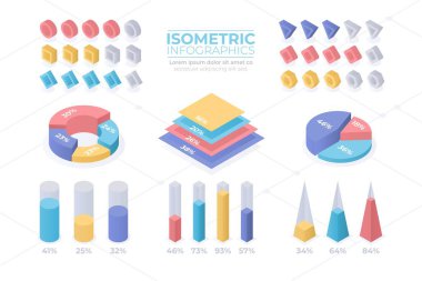 Modern Infographic element koleksiyonu & araçlar iş bilgi şablonu, sunum, web veya iş akışı şeması düzeni için kullanılabilir