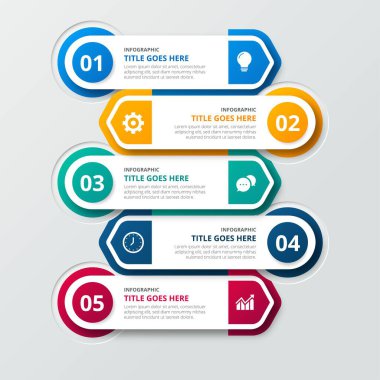 Modern Infographic element koleksiyonu & araçlar iş bilgi şablonu, sunum, web veya iş akışı şeması düzeni için kullanılabilir