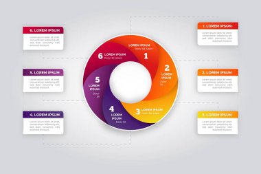 Modern Infographic element koleksiyonu & araçlar iş bilgi şablonu, sunum, web veya iş akışı şeması düzeni için kullanılabilir