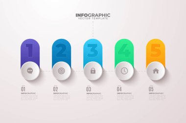 Modern Infographic element koleksiyonu & araçlar iş bilgi şablonu, sunum, web veya iş akışı şeması düzeni için kullanılabilir