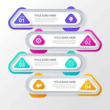 Modern Infographic element koleksiyonu & araçlar iş bilgi şablonu, sunum, web veya iş akışı şeması düzeni için kullanılabilir