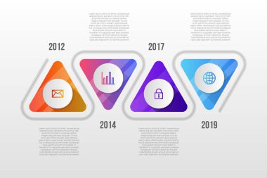 Modern Infographic element koleksiyonu & araçlar iş bilgi şablonu, sunum, web veya iş akışı şeması düzeni için kullanılabilir