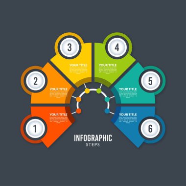 Modern Infographic element koleksiyonu & araçlar iş bilgi şablonu, sunum, web veya iş akışı şeması düzeni için kullanılabilir