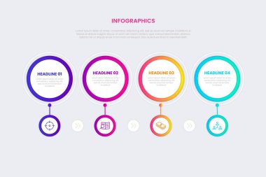 Modern Infographic element koleksiyonu & araçlar iş bilgi şablonu, sunum, web veya iş akışı şeması düzeni için kullanılabilir
