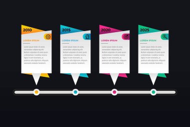 Modern Infographic element koleksiyonu & araçlar iş bilgi şablonu, sunum, web veya iş akışı şeması düzeni için kullanılabilir