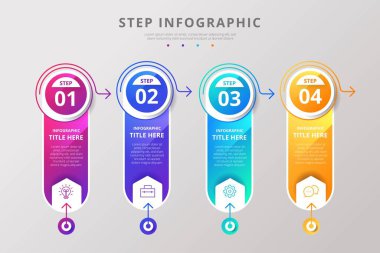Modern Infographic element koleksiyonu & araçlar iş bilgi şablonu, sunum, web veya iş akışı şeması düzeni için kullanılabilir