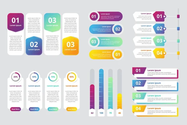 Modern Infographic element koleksiyonu & araçlar iş bilgi şablonu, sunum, web veya iş akışı şeması düzeni için kullanılabilir