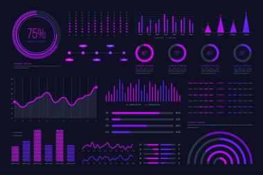 Modern Infographic element koleksiyonu & araçlar iş bilgi şablonu, sunum, web veya iş akışı şeması düzeni için kullanılabilir