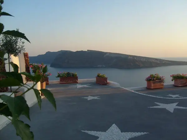 Santorini adasında gün batımı gibi hayal ettim.