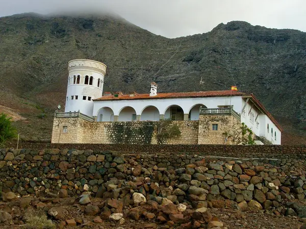 Villa Winter which is said to have served as a hiding place for the Nazis during the second World War, south of Fuerteventura