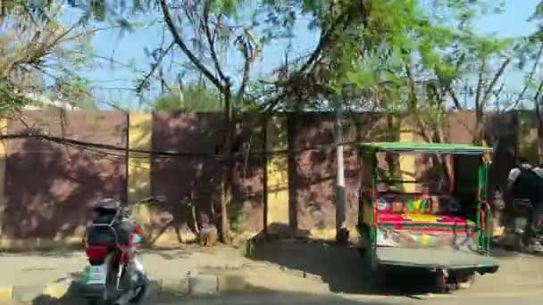 Mart 2024 Lahor Pakistan Kişisel Araba Yolculuğu Sırasında Kasur Karayolu — Stok video