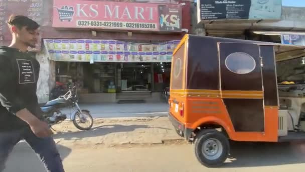 Mart 2024 Lahor Pakistan Araba Yolculuğu Sırasında Ferozepur Yolu Trafiği — Stok video