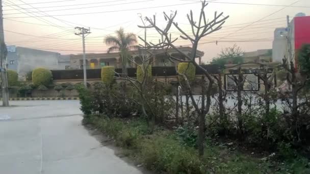 Pemandangan Lalu Lintas Kota Lahore Pakistan Pada Maret 2024 — Stok Video