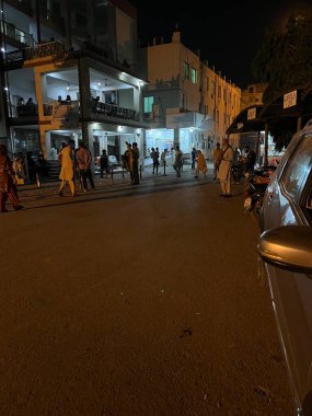 İsrail 'in başkentinin gece manzarası