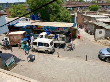 31 Mayıs 2024 'te Lahor, Pakistan' daki hastane binalarının yüksek açılı görüntüsü.