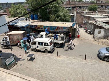 31 Mayıs 2024 'te Lahor, Pakistan' daki hastane binalarının yüksek açılı görüntüsü.