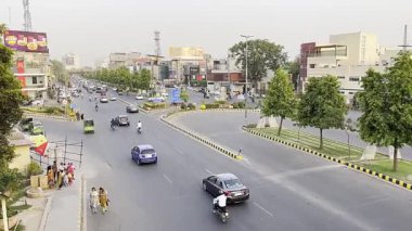 Delhi, Hindistan - 22 Eylül - 19: 00 civarı Delhi şehri manzarası