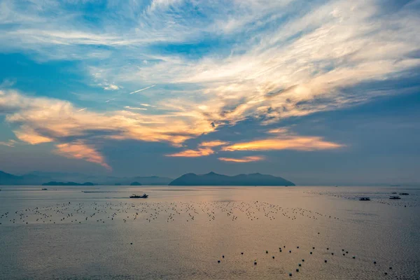 Güney Kore Nin Namhae Sunrise Park Inda Deniz Gündoğumu Manzarası — Stok fotoğraf