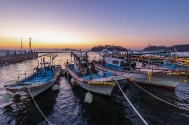 Kore Wonjeon Limanı Gün Doğumu