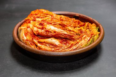 Kore Geleneksel Yemek Kimchi Turşulu Lahanadan yapılır
