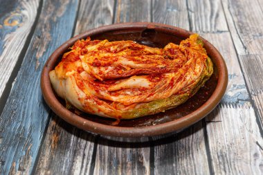 Kore Geleneksel Yemek Kimchi Turşulu Lahanadan yapılır