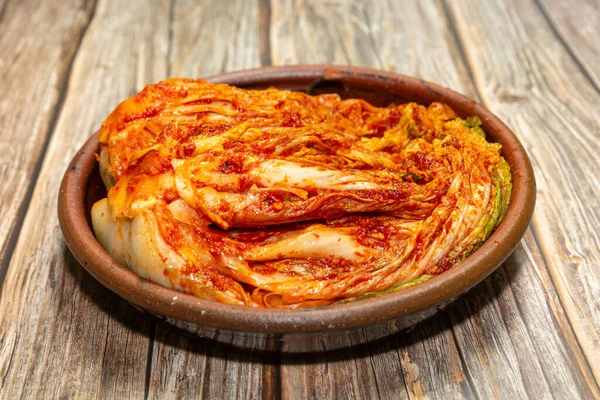 Kore Geleneksel Yemek Kimchi Turşulu Lahanadan yapılır