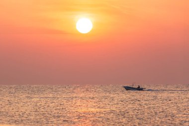 Deniz Gündoğumu Kangyang Limanı, Ulsan, Kore