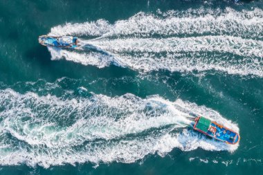 Kore 'nin Kış Limanı' nda İHA Görünümü