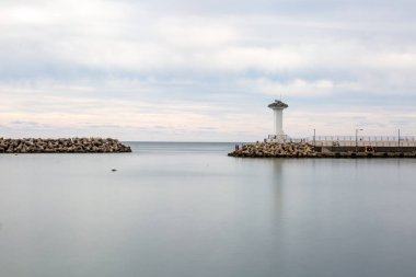 Kore, Ulsan 'daki kış denizi manzarası