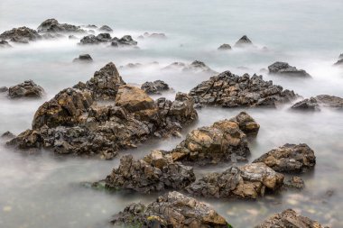 Kore, Ulsan 'daki kış denizi manzarası