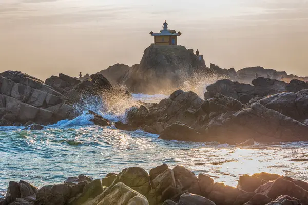 Busan Orangdae, Busan, Kore 'nin sabah manzarası
