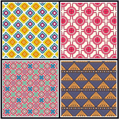 PATTERN VECTOR DESIGN, ve arka plan DESIGN