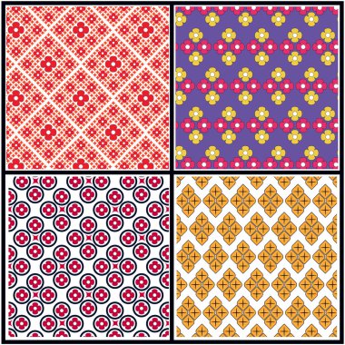 PATTERN VECTOR DESIGN, ve arka plan DESIGN