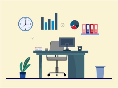 Ofis Vektörleri İllüstrasyon tasarımı, ofis dolabı, okul, sandalyeler, kitaplık, çizgi film, vektörler, illüstrasyon tasarımı.,