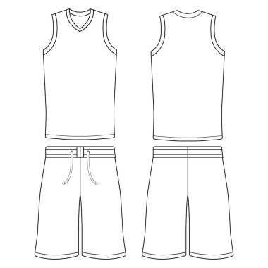 Yazı tipi ve arkası basketbol forması tasarımı. Jersey sepeti.