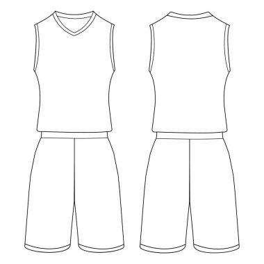 Yazı tipi ve arkası basketbol forması tasarımı. Jersey sepeti.