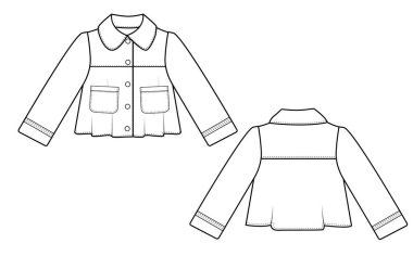 Bebek kız El düz çocuklar günlük süveter tasarımı