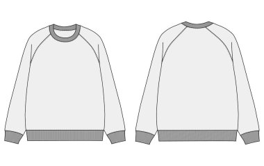 Kadınlar büyük beden Sweatshirt tasarımı vektör çizimi tasarımı