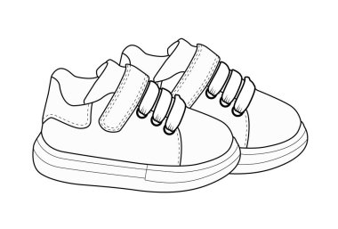 Bebek çocuk ayakkabıları kraliyet tasarımı tasarımı tasarımı tasarımı.