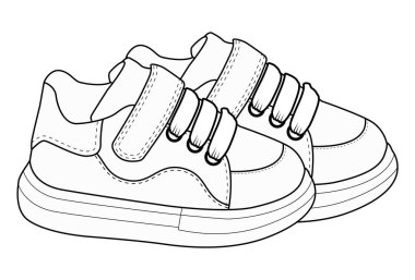 Bebek çocuk ayakkabıları kraliyet tasarımı tasarımı tasarımı tasarımı.