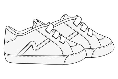 Bebek çocuk ayakkabıları kraliyet tasarımı tasarımı tasarımı tasarımı.