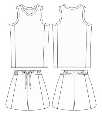 Yazı tipi ve arkası basketbol forması tasarımı. Jersey sepeti.