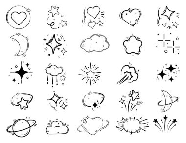 Line speed cartoon effect, comic smoke motion line element set line speed cartoon vector icon design