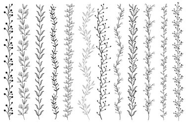 Kusursuz Dikey Kenarlık Vektörü Resimleri 