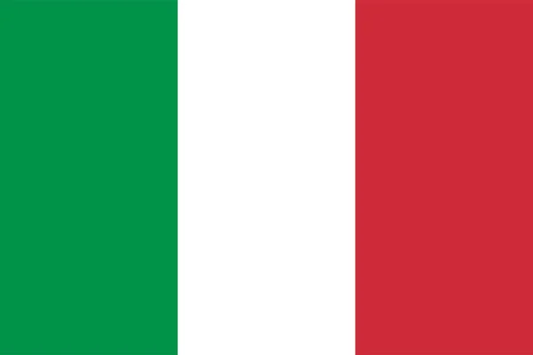 Official Flag Italy High Quality Flag Italy Beautiful Country Europe — Stock Photo, Image