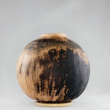 RAAQUU Raku seramik çömlek vazo gökkuşağı aurora desenli ev dekorasyonu Adil Ghani tarafından Malezya 'dan