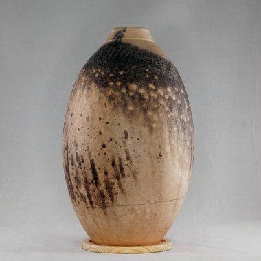 RAAQUU Raku seramik çömlek vazo gökkuşağı aurora desenli ev dekorasyonu Adil Ghani tarafından Malezya 'dan