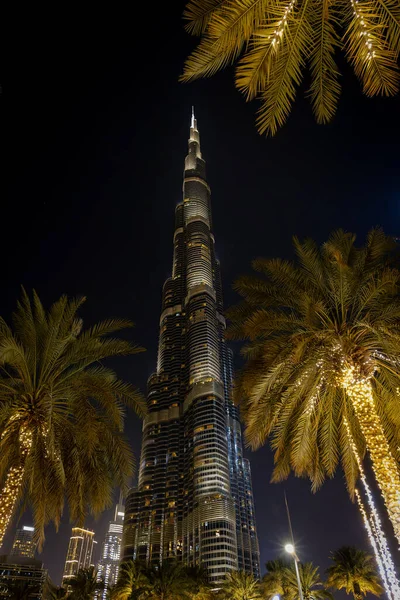 Бурдж Халифа Дубае Которого Никогда Раньше Видели Высокое Качество Фото — стоковое фото