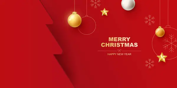 Mutlu Noeller vektörü. xmas ile kış Noel arka planı.