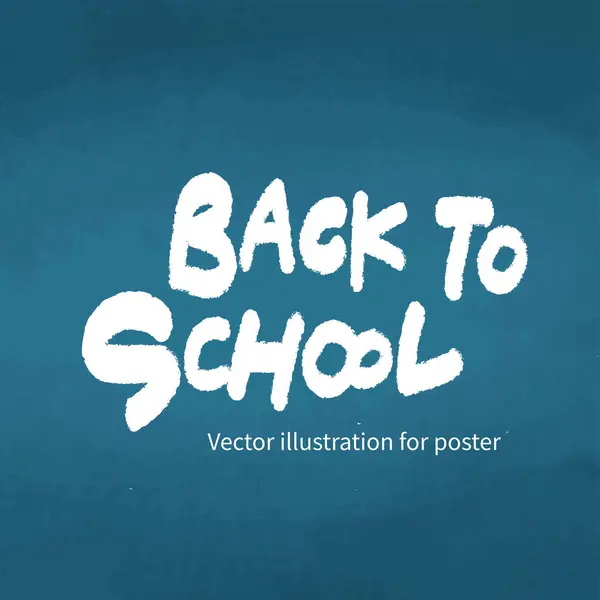 Back School Banner Hand Drawn Line Art Icons Education — Stock Vector